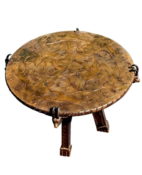 Ethnic Carved Small Table