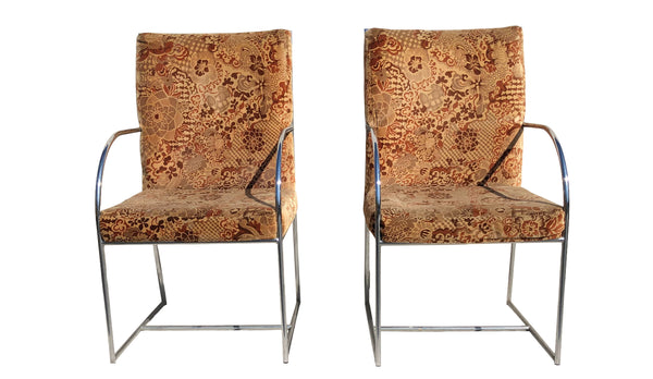 Milo Baughman Set of Six chairs